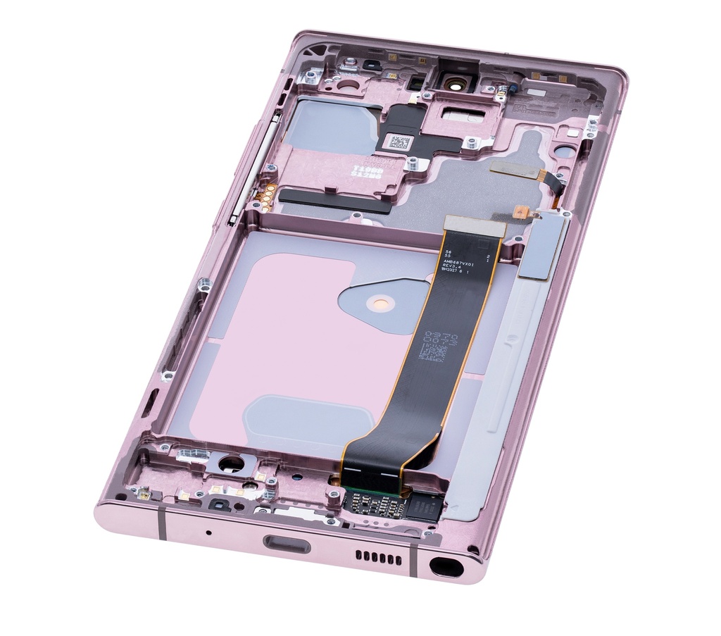 OLED LCD ASSEMBLY WITH FRAME COMPATIBLE FOR SAMSUNG NOTE 20 ULTRA 5G A+ BROONZE COLOR