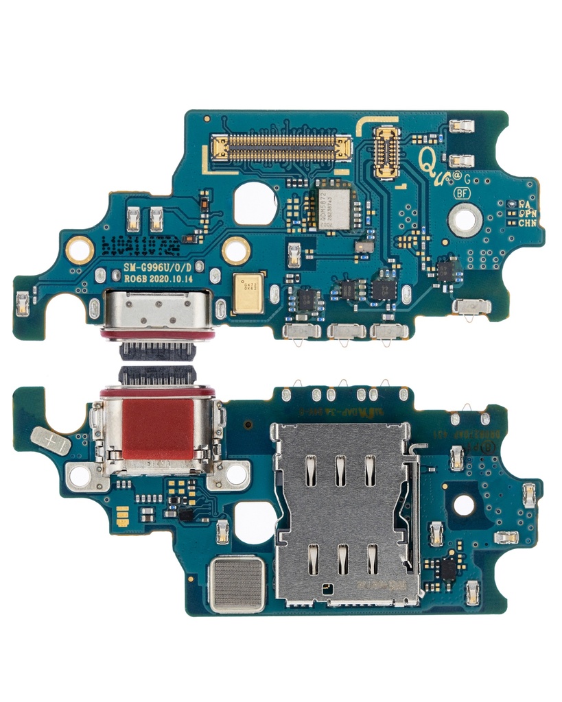 CHARGING PORT BOARD WITH SIM CARD READER COMPATIBLE FOR SAMSUNG S21 PLUS G996U US VERSION PREMIUM