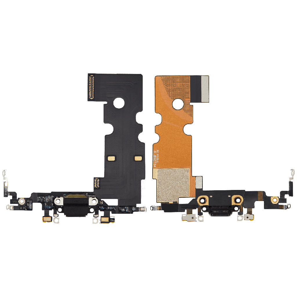 CHARGING PORT FLEX CABLE COMPATIBLE FOR IPHONE SE 2020 BLACK PREMIUM