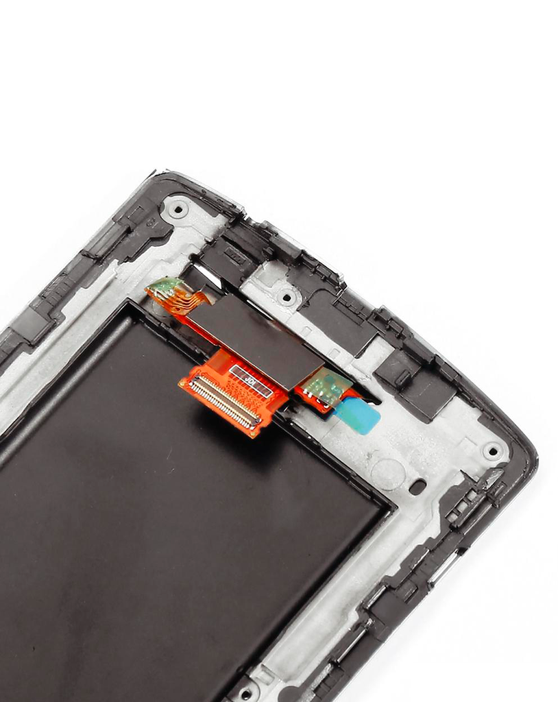 LCD ASSEMBLY WITH FRAME COMPATIBLE FOR LG G4 PREMIUM BLACK COLOR