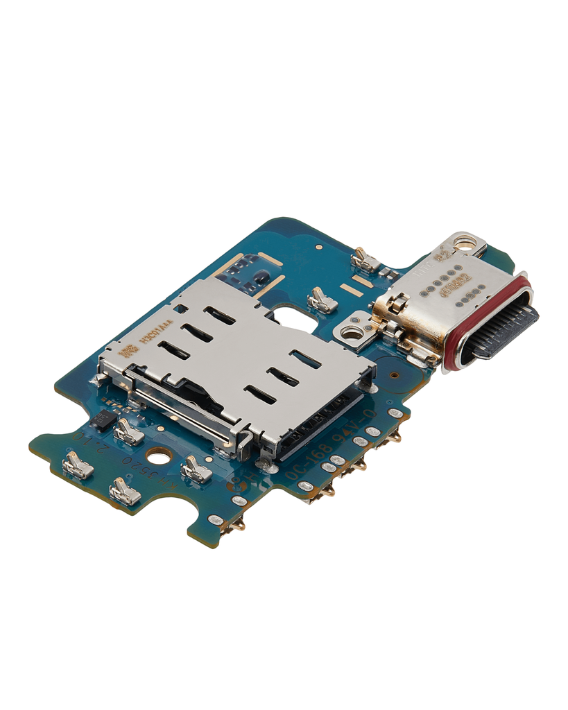 CHARGING PORT BOARD WITH SIM CARD READER COMPATIBLE FOR SAMSUNG S24 5G S921B INTERNATIONAL VERSION PREMIUM
