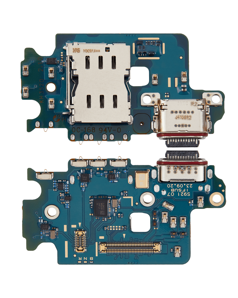 CHARGING PORT BOARD WITH SIM CARD READER COMPATIBLE FOR SAMSUNG S24 5G S921B INTERNATIONAL VERSION PREMIUM