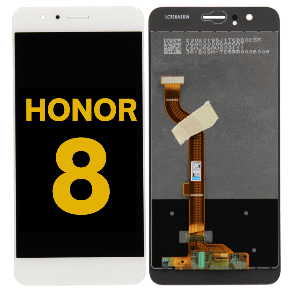 LCD ASSEMBLY WITHOUT FRAME COMPATIBLE FOR HUAWEI HONOR 8 PREMIUM WHITE COLOR