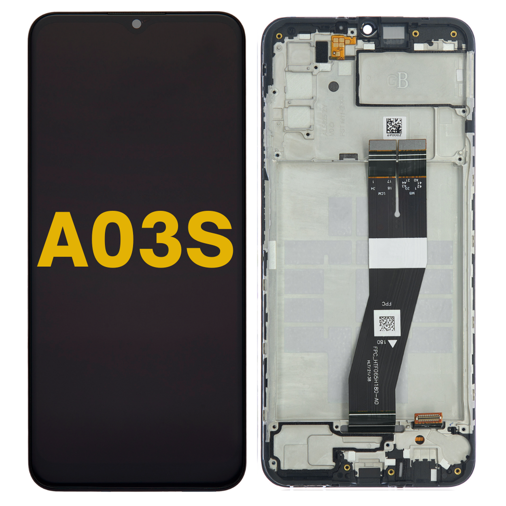 LCD ASSMEBLY WITH FRAME COMPATIBLE  FOR SAMSUNG A03S A035 A037F A037M A02S A025F A025M M02SM M02SM (UNIVERSAL VERSION) PREMIUM ALL COLORS