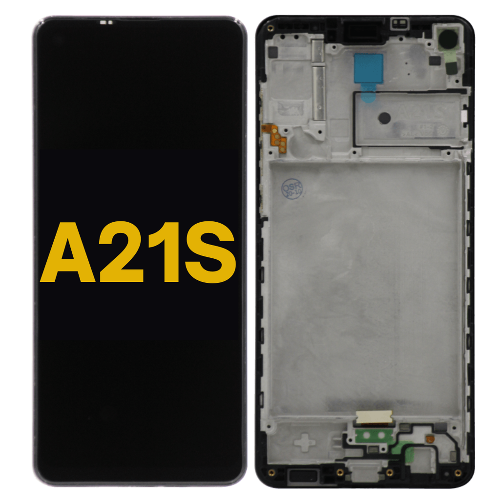 LCD ASSEMBLY WITH FRAME COMPATIBLE FOR SAMSUNG A21S A217 2020 PREMIUM ALL COLORS