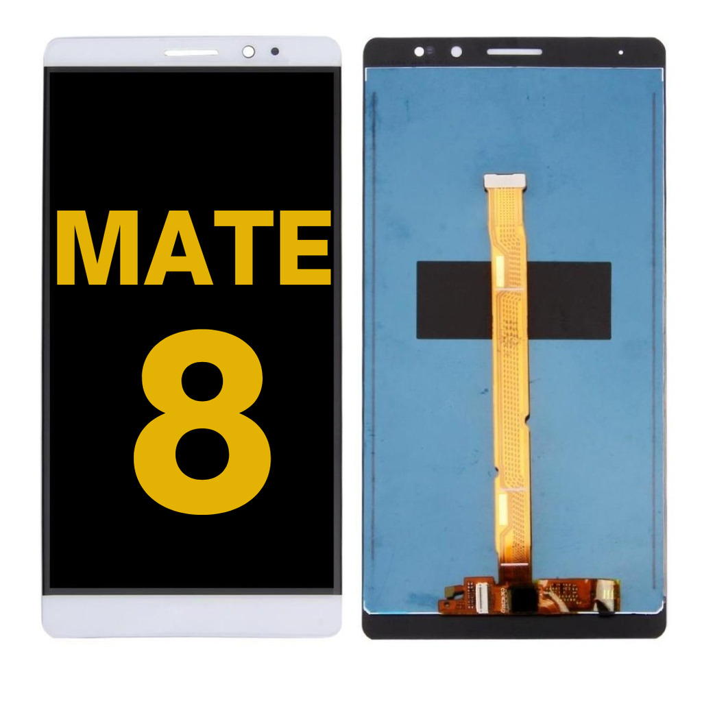 LCD ASSEMBLY WITHOUT FRAME COMPATIBLE FOR HUAWEI MATE 8 PREMIUM WHITE COLOR