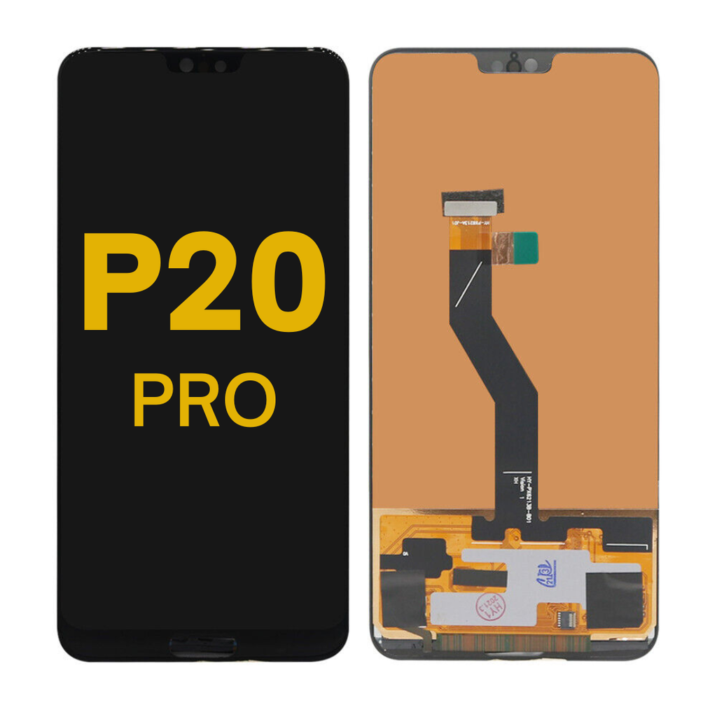 LCD ASSEMBLY WITHOUT FRAME COMPATIBLE FOR HUAWEI P 20 PRO PREMIUM BLACK COLOR