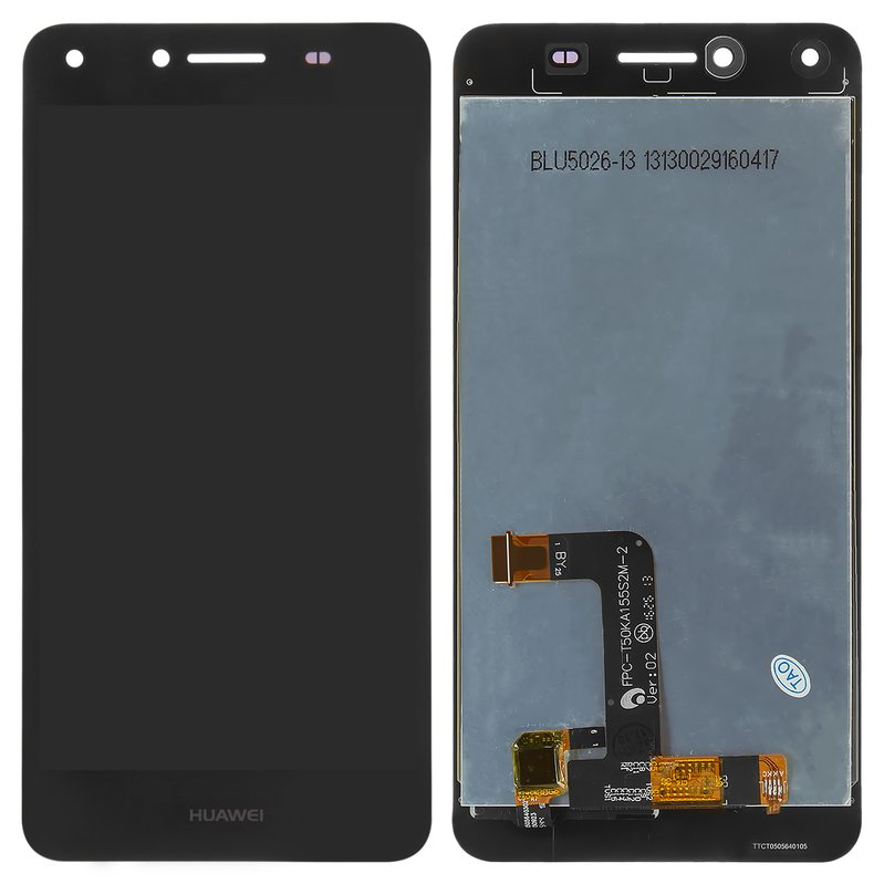 LCD ASSEMBLY WITHOUT FRAME COMPATIBLE FOR HUAWEI Y6-2 PREMIUM BLACK COLOR