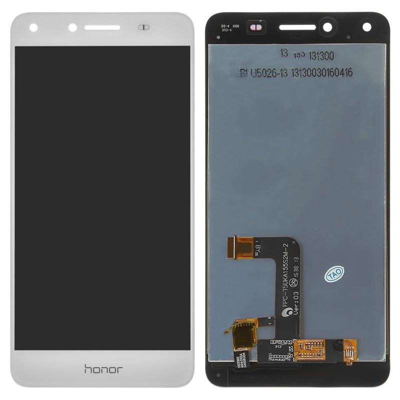 LCD ASSEMBLY WITHOUT FRAME COMPATIBLE FOR HUAWEI Y6-2 PREMIUM WHITE COLOR