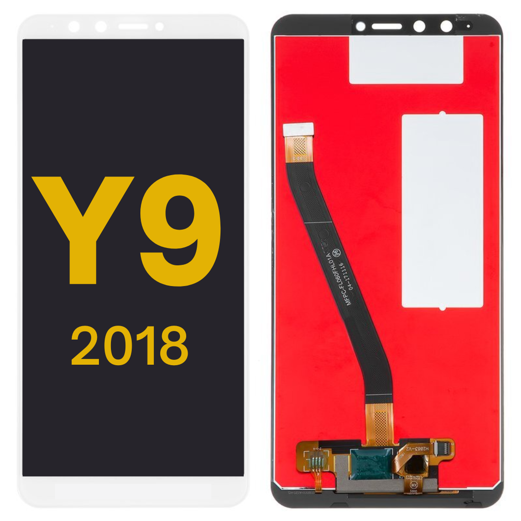LCD ASSEMBLY WITHOUT FRAME COMPATIBLE FOR HUAWEI Y9 2019 PREMIUM WHITE COLOR