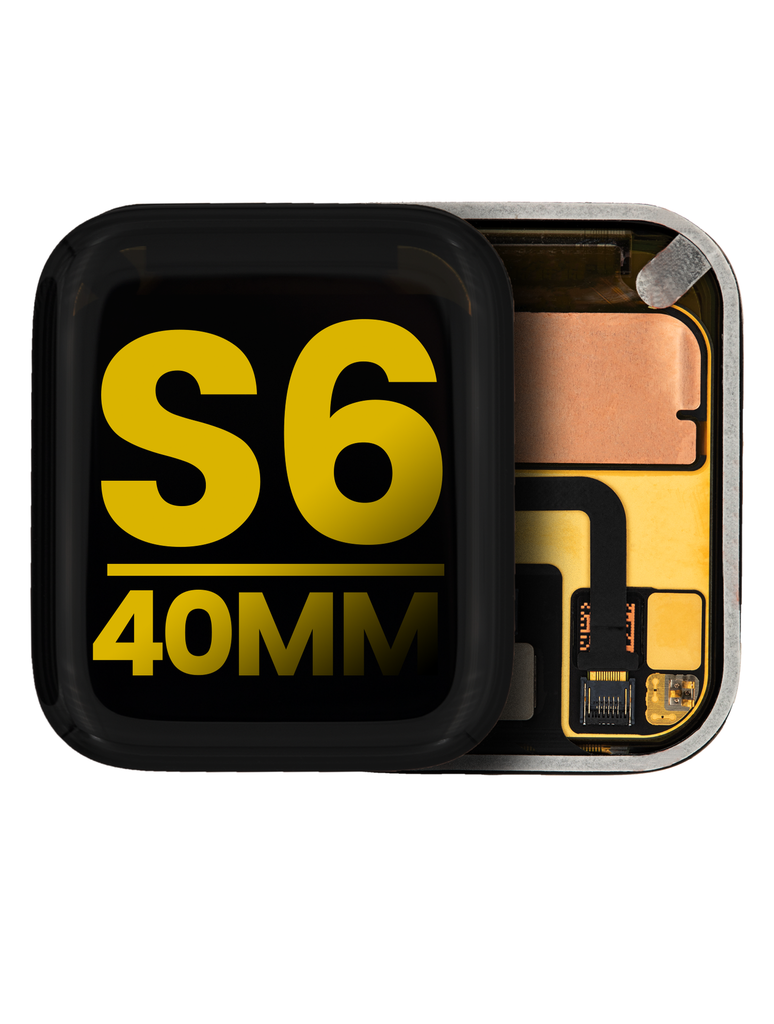 OLED SCREEN DISPLAY WITH DIGITIZER TOUCH PANEL COMPATIBLE FOR APPLE WATCH SERIES 6 40MM PREMIUM BLACK COLOR