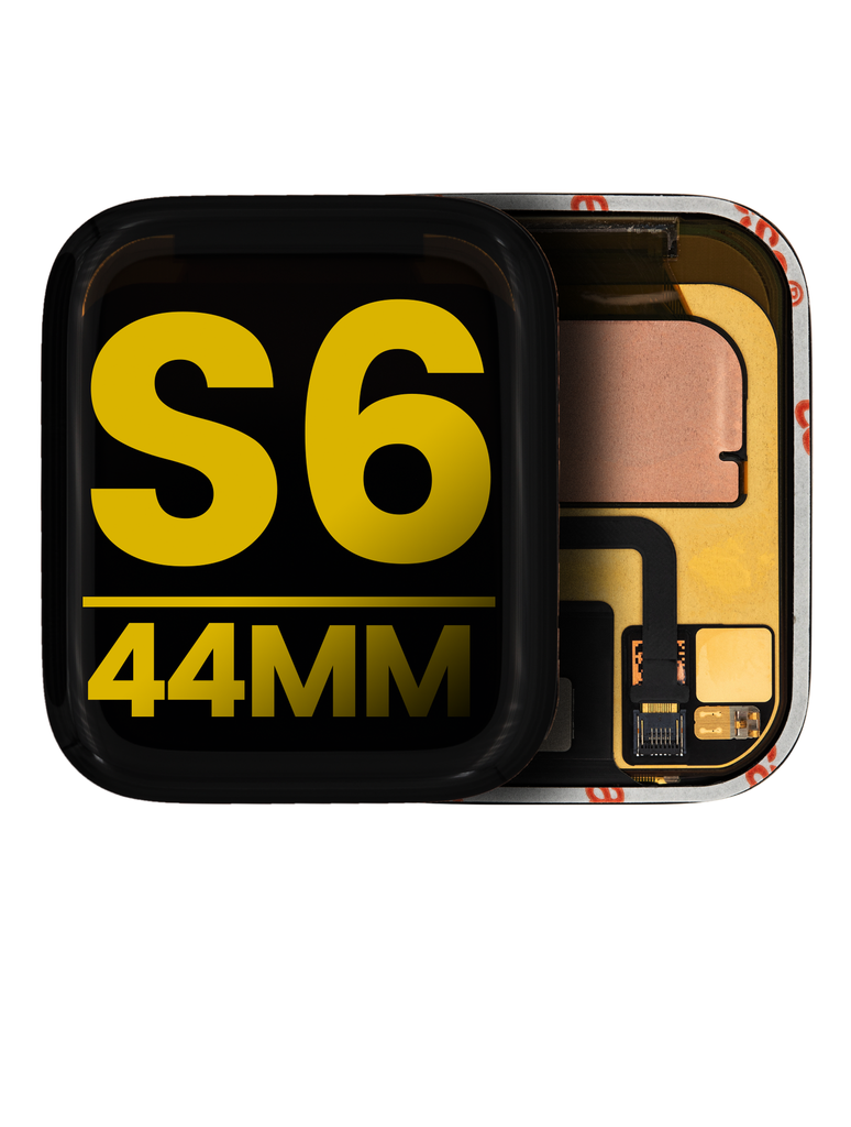 OLED SCREEN DISPLAY WITH DIGITIZER TOUCH PANEL COMPATIBLE FOR APPLE WATCH SERIES 6 44MM PREMIUM BLACK COLOR