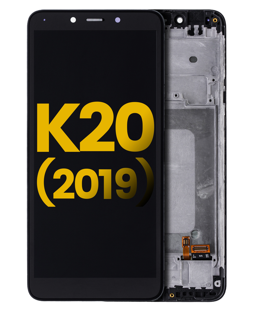 LCD ASSEMBLY WITH FRAME COMPATIBLE FOR LG  K20 2019 PREMIUM ALL COLOR