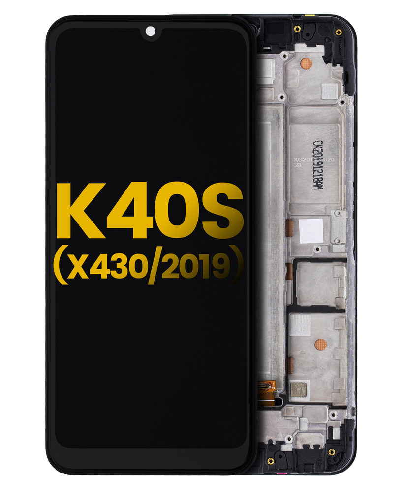LCD ASSEMBLY WITH FRAME COMPATIBLE FOR LG K40S 2019 X430 PREMIUM ALL COLORS