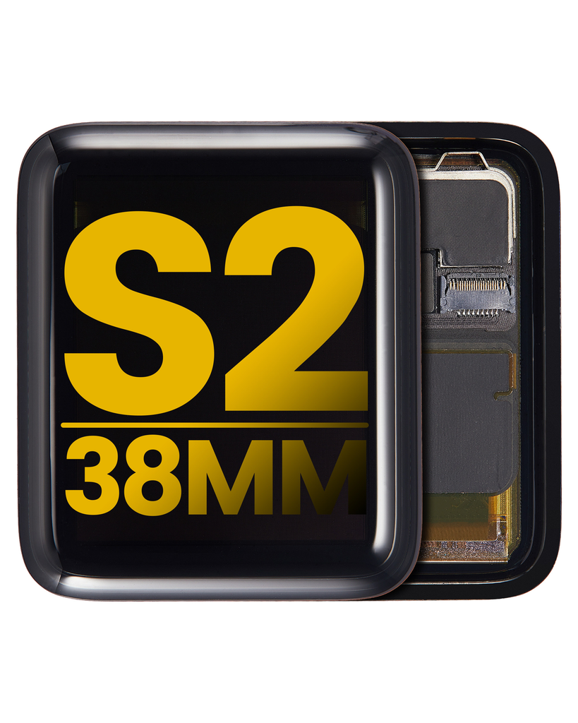 OLED SCREEN DISPLAY WITH DIGITIZER TOUCH PANEL COMPATIBLE FOR APPLE WATCH SERIES 2 38MM PREMIUM BLACK COLOR