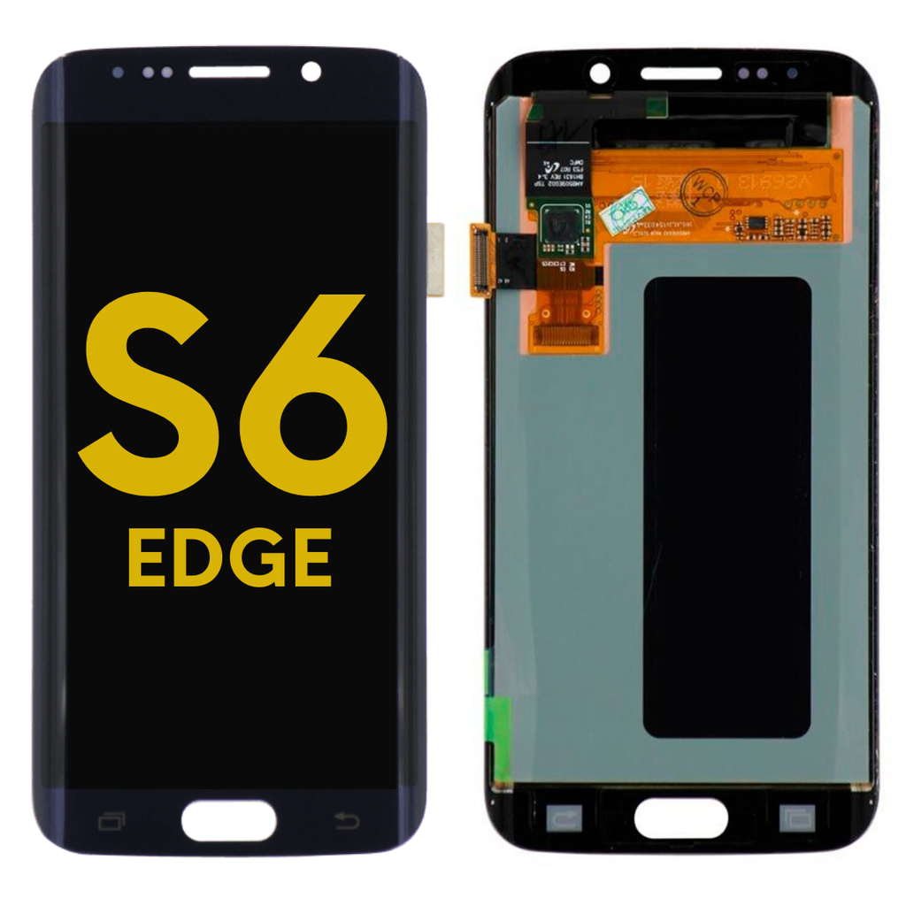 OLED LCD ASSEMBLY WITHOUT FRAME COMPATIBLE FOR SAMSUNG S6 EDGE PREMIUM BLACK COLOR