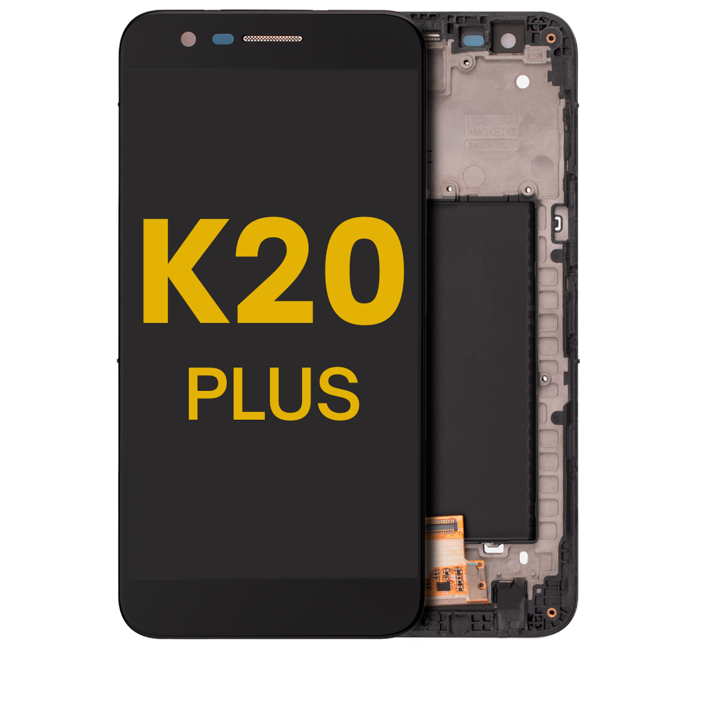 LCD ASSEMBLY WITH FRAME COMPATIBLE FOR LG K10 2017 M250 / M255 2017 / X400/ K20 VS501 2016 / K20 PLUS MP260 / TP260 PREMIUM BLACK COLOR