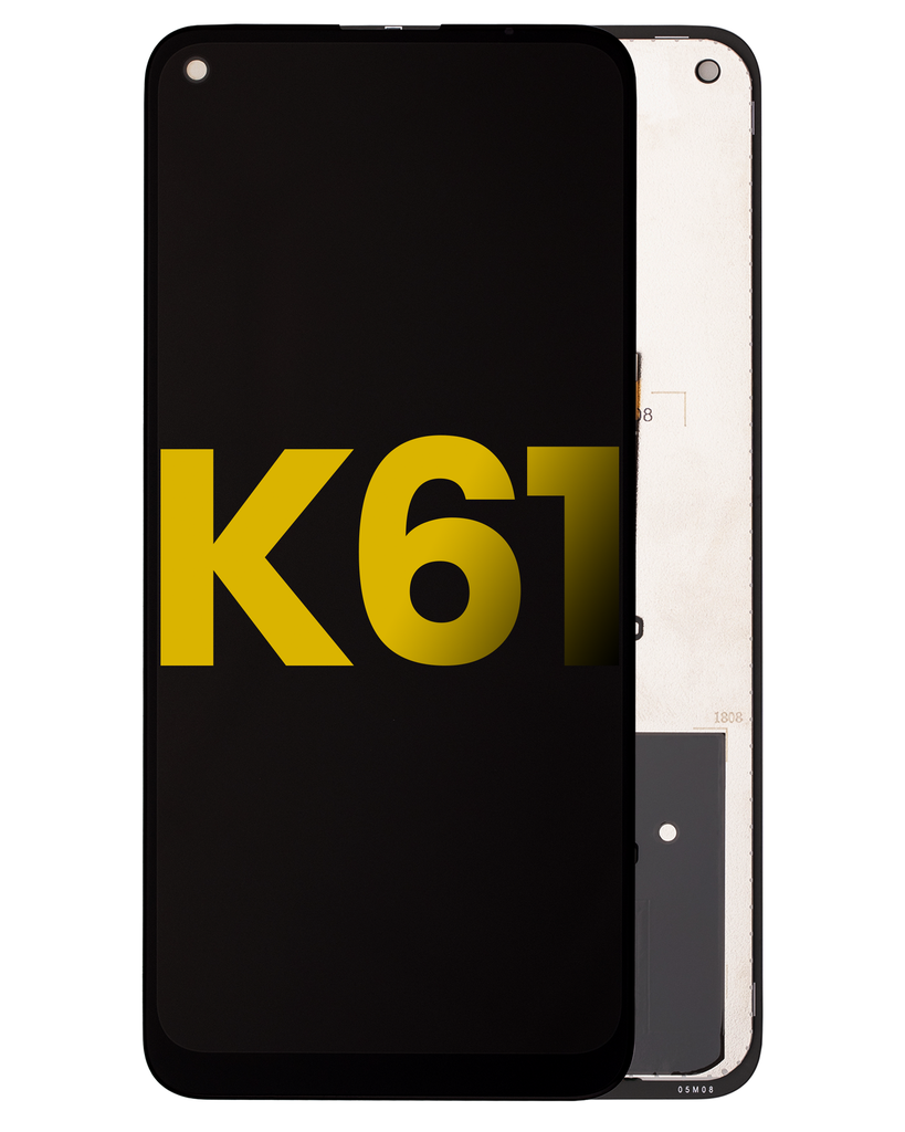 LCD ASSEMBLY WITHOUT FRAME COMPATIBLE FOR LG K61 2020 PREMIUM BLACK COLOR