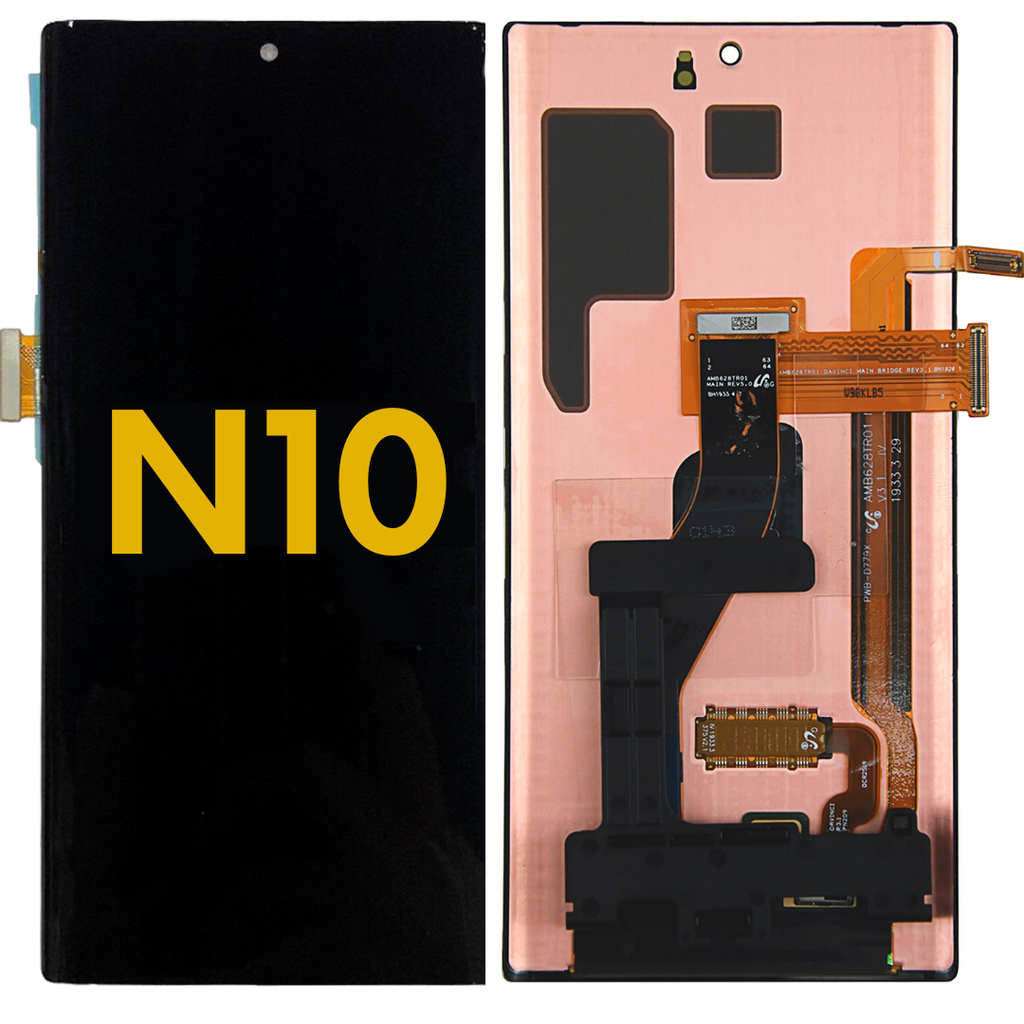 OLED LCD ASSEMBLY WITHOUT FRAME COMPATIBLE FOR SAMSUNG NOTE 10 N970 PREMIUM BLACK COLOR