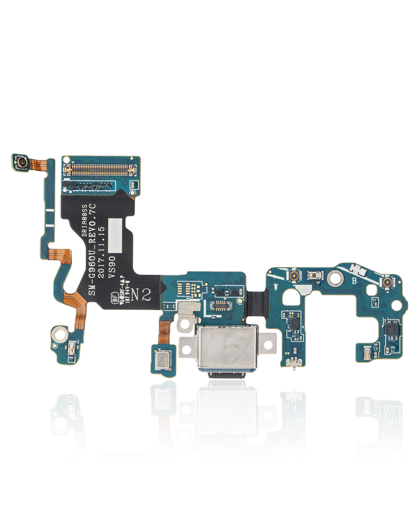 CHARGING PORT WITH FLEX CABLE COMPATIBLE FOR SAMSUNG S9 G960U NORTH AMERICAN VERSION (PREMIUM)
