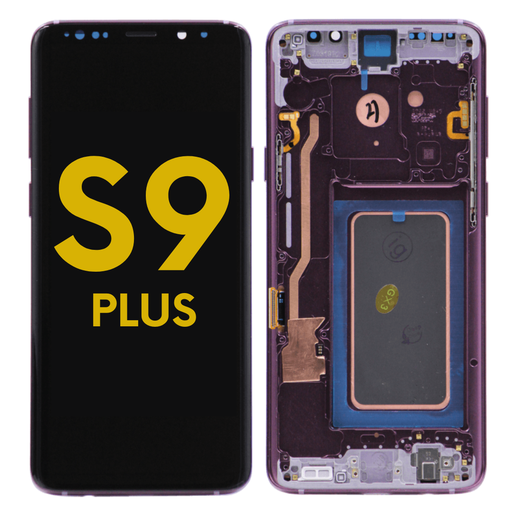 OLED LCD ASSEMBLY WITH FRAME COMPATIBLE FOR SAMSUNG S9 PLUS G955 PREMIUM PURPLE COLOR