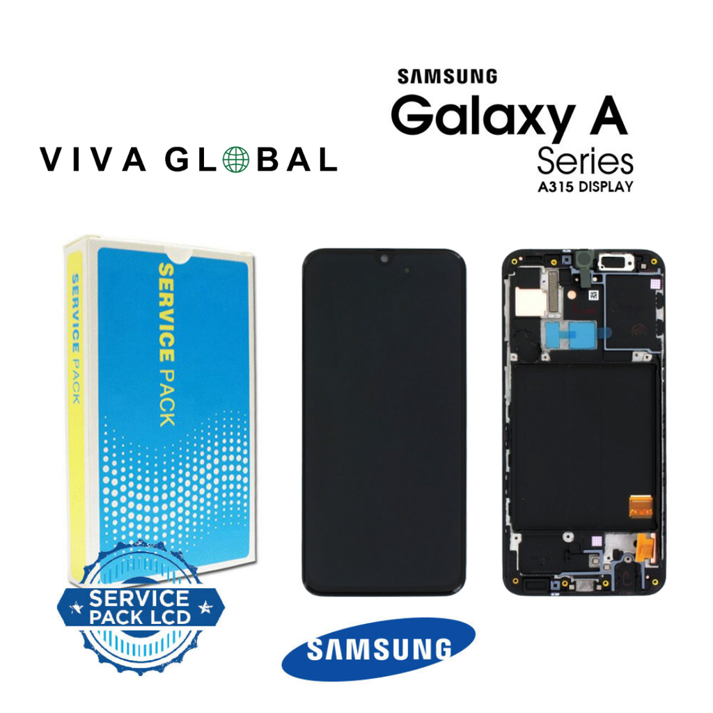 SAMSUNG ORIGINAL SERVICE PACK LCD WITH FRAME A315F DS A31 2020 GH82-22761A GH82-22905A GH82-24455A GH82-24406A ALL COLORS