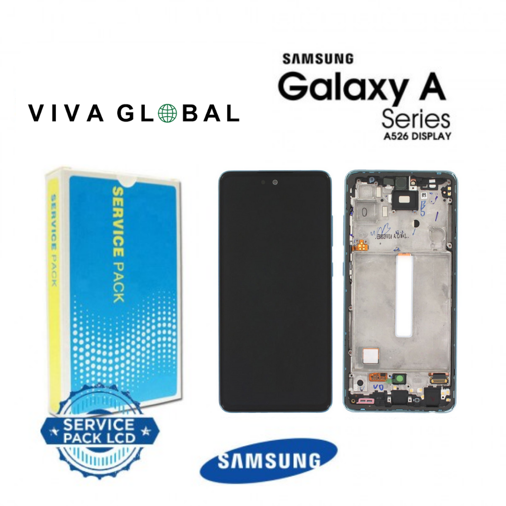 SAMSUNG ORIGINAL SERVICE PACK LCD WITH FRAME A525F 4G 5G GH82-25526A GH82-25524A GH82-25754A ALL COLORS