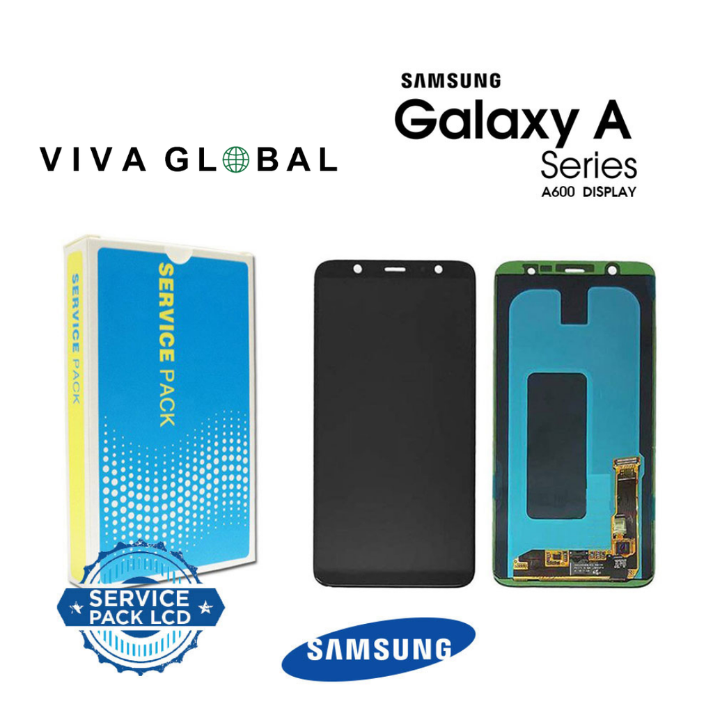 SAMSUNG ORIGINAL SERVICE PACK LCD WITHOUT FRAME A600FN DS A6-2018 GH97-21897A ALL COLORS