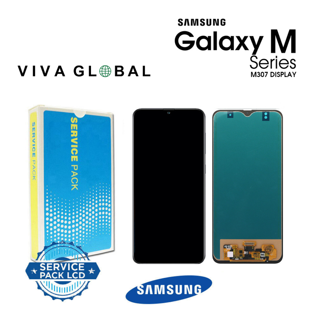 SAMSUNG ORIGINAL SERVICE PACK LCD NO FRAME GH82-21266A GH82-21265A SM-M307 M215 M30S M21 2019 BLACK COLOR