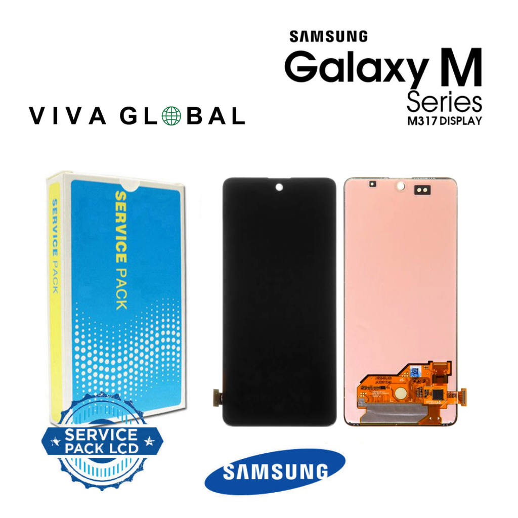 SAMSUNG ORIGINAL SERVICE PACK LCD NO FRAME M31S 2020 M317F GH82-23774A GH81-13736A GH81-24114A BLACK COLOR