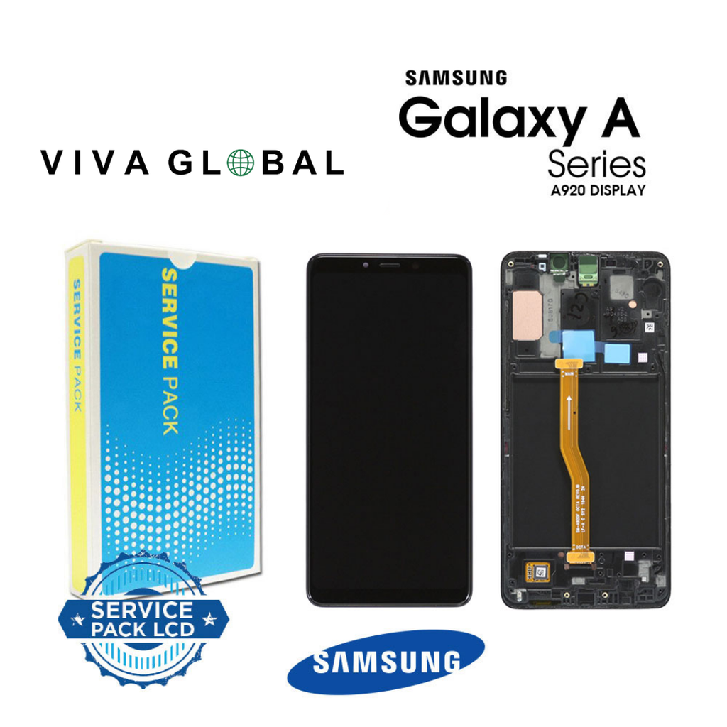 SAMSUNG ORIGINAL SERVICE PACK LCD WITH FRAME A9 A920S GH82-18308A