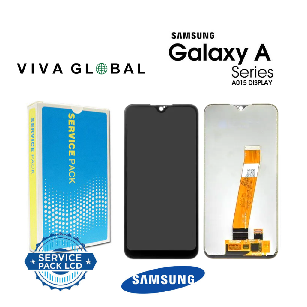 SAMSUNG ORIGINAL SERVICE PACK LCD NO FRAME SM-A015M M015 (A01 M01-2020)GH81-18209B ALL COLORS