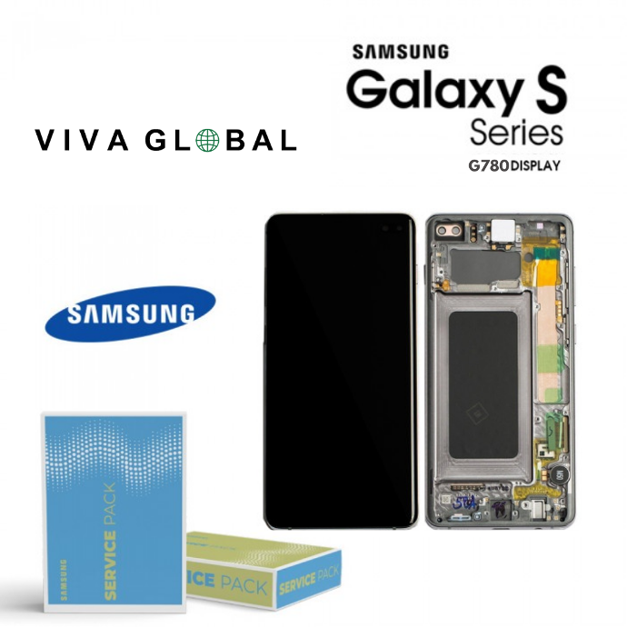 SAMSUNG ORIGINAL SERVICE PACK LCD WITH FRAME S20FE 2020 4G 5G SM-G780 G781 GH82-24220D GH82-24219D GREEN COLOR