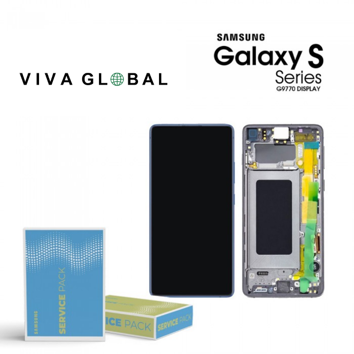 SAMSUNG ORIGINAL SERVICE PACK LCD WITH FRAME S10 LITE SM-G770 S10-LITE 2020 GH82-21672C GH82-22045C GH82-21992C BLUE COLOR