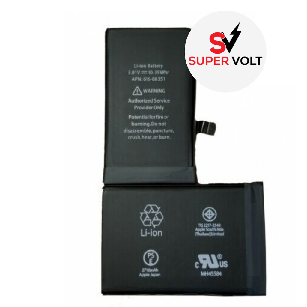 SUPERVOLT BATTERY COMPATIBLE FOR IPHONE X PREMIUM