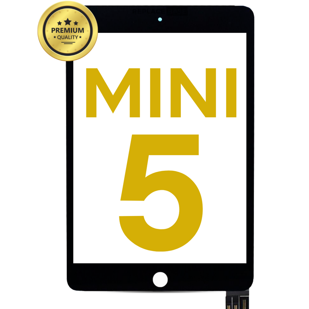 DIGITIZER COMPATIBLE FOR IPAD MINI 5 2019 / A2133 / A2124 / A2126 GLASS SEPARATION REQUIRED BLACK PREMIUM