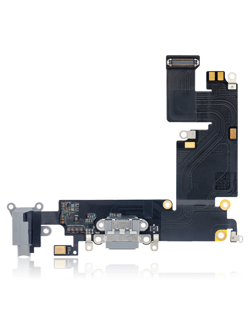 CHARGING PORT FLEX CABLE COMPATIBLE FOR IPHONE 6 PLUS BLACK COLOR (PREMIUM)