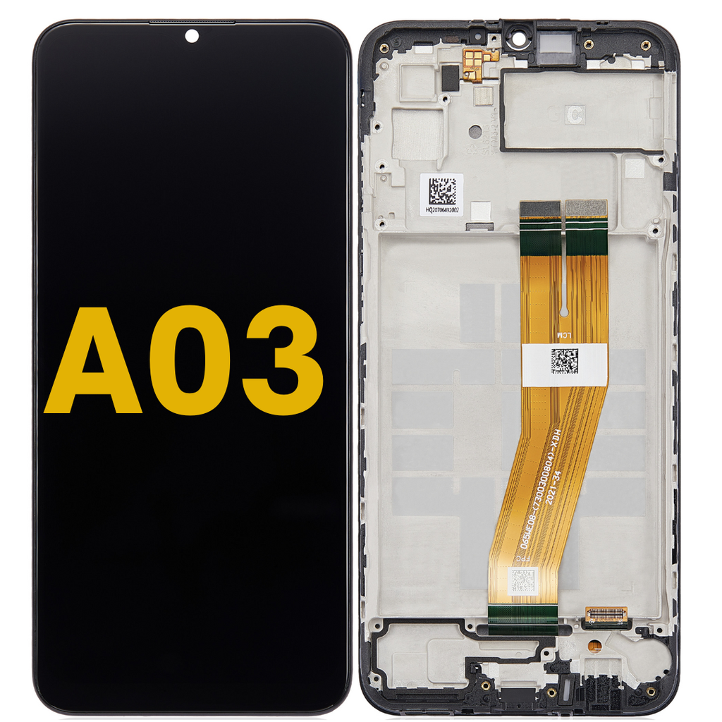 LCD ASSEMBLY WITH FRAME COMPATABILE FOR SAMSUNG A03 A035 PREMIUM ALL COLORS