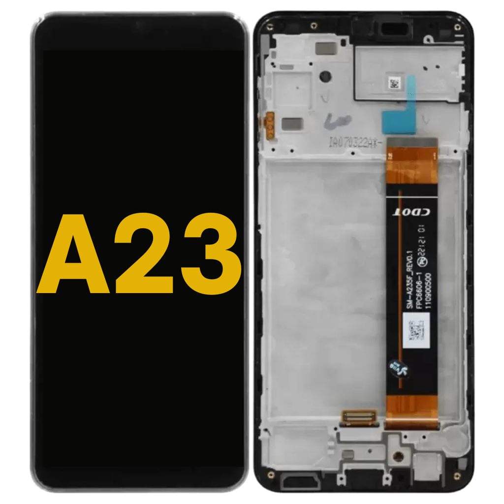 LCD ASSEMBLY WITH FRAME COMPATIBLE FOR SAMSUNG A23 A235F 4G 2022 PREMIUM ALL COLORS