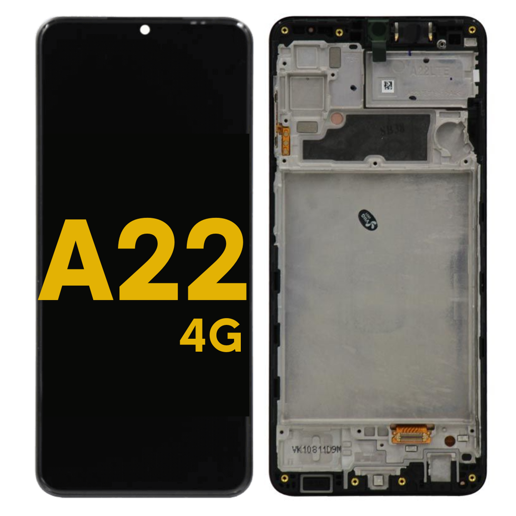 OLED LCD ASSEMBLY WITH FRAME COMPATIBLE FOR A22 4G A225 2021 PREMIUM ALL COLORS