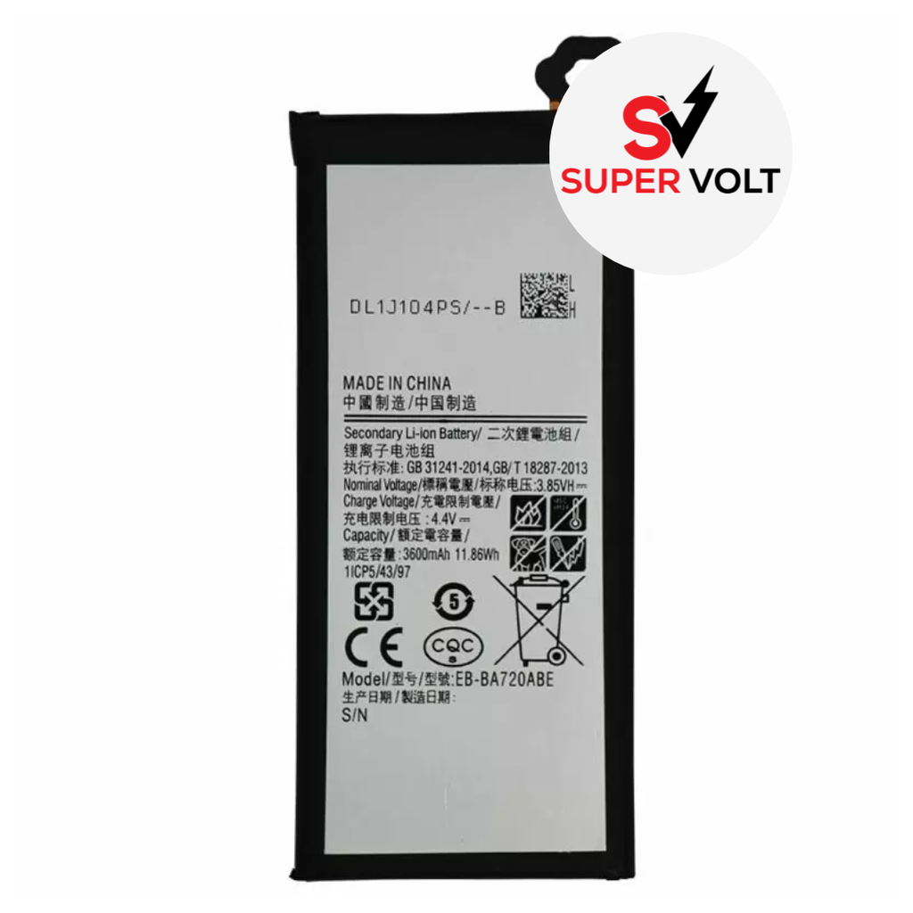 SUPERVOLT BATTERY COMPATIBLE FOR SAMSUNG J7 PRO J730 2017 PREMIUM