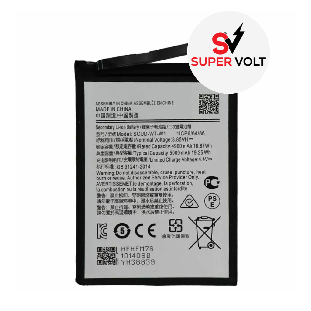 SUPERVOLT BATTERY COMPATIBLE FOR SAMSUNG A22 A225 2021 4G / A31 A315 2022 / A32 A325 2021 /  PREMIUM