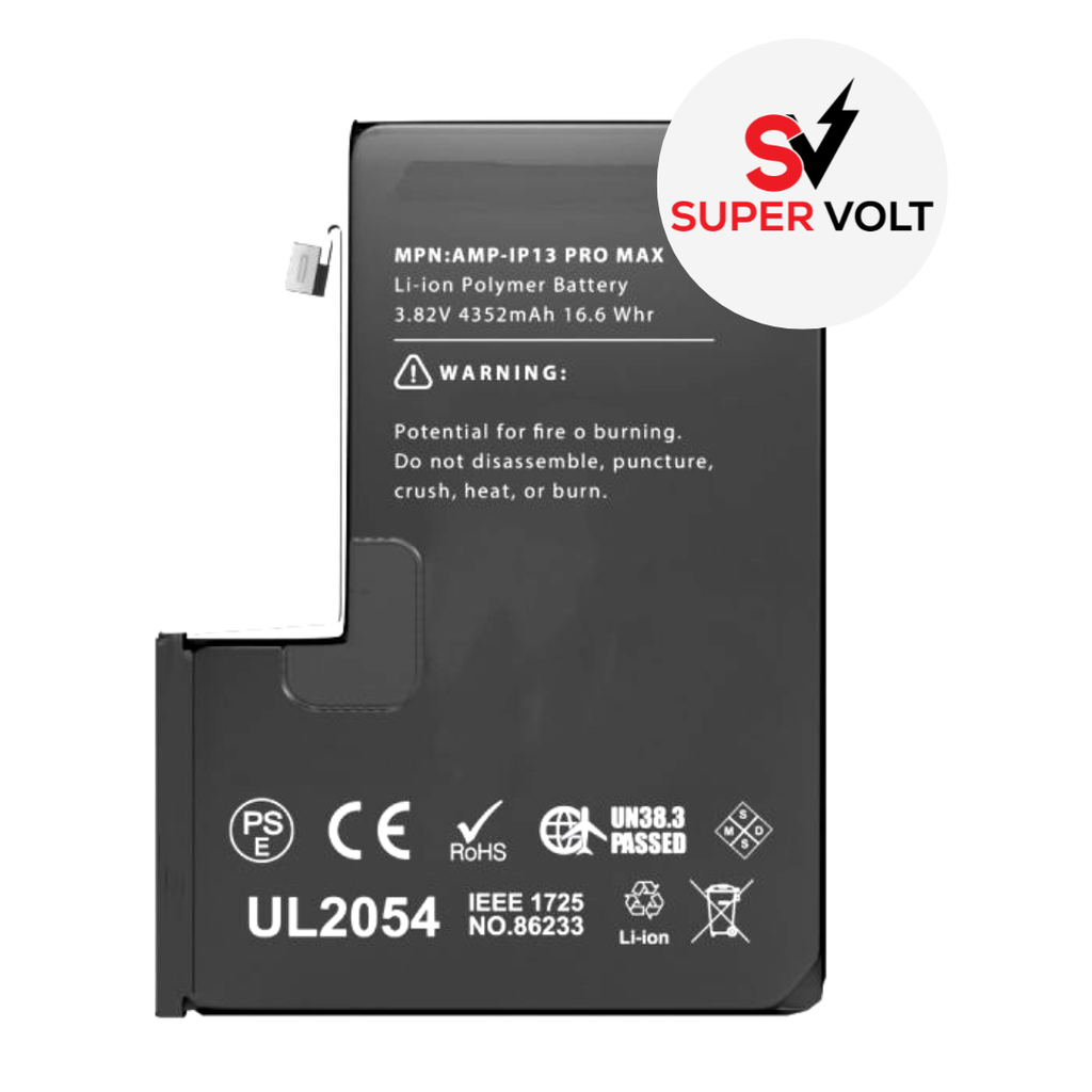 SUPERVOLT BATTERY COMPATIBLE FOR  IPHONE 13 PRO MAX PREMIUM