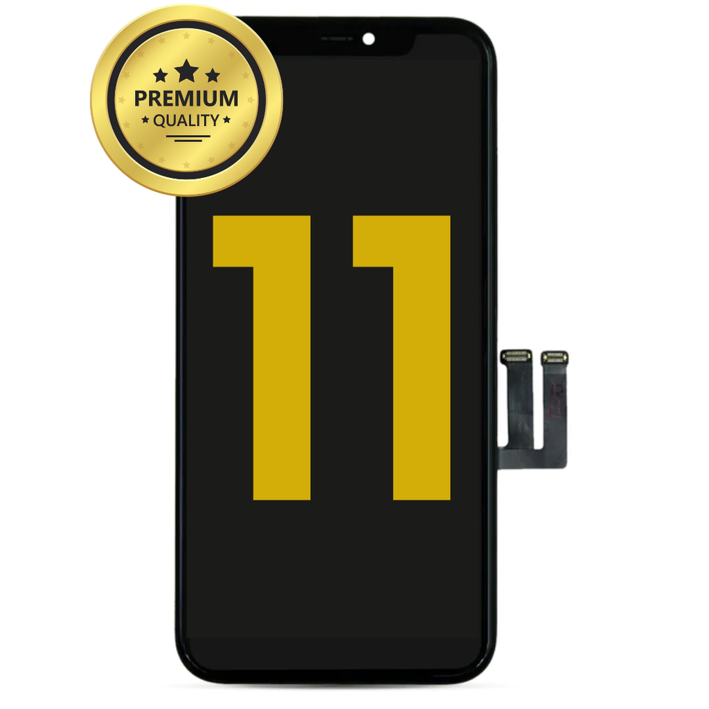LCD ASSEMBLY WITH STEEL PLATE PRE INSTALLED COMPATIBLE FOR IPHONE 11 PREMIUM