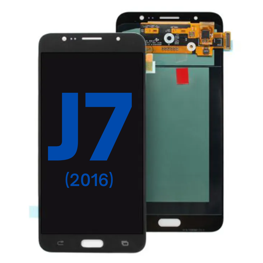 LCD ASSEMBLY WITHOUT FRAME COMPATIBLE FOR SAMSUNG J710 J7 DUO 2016 STANDARD BLACK COLOR