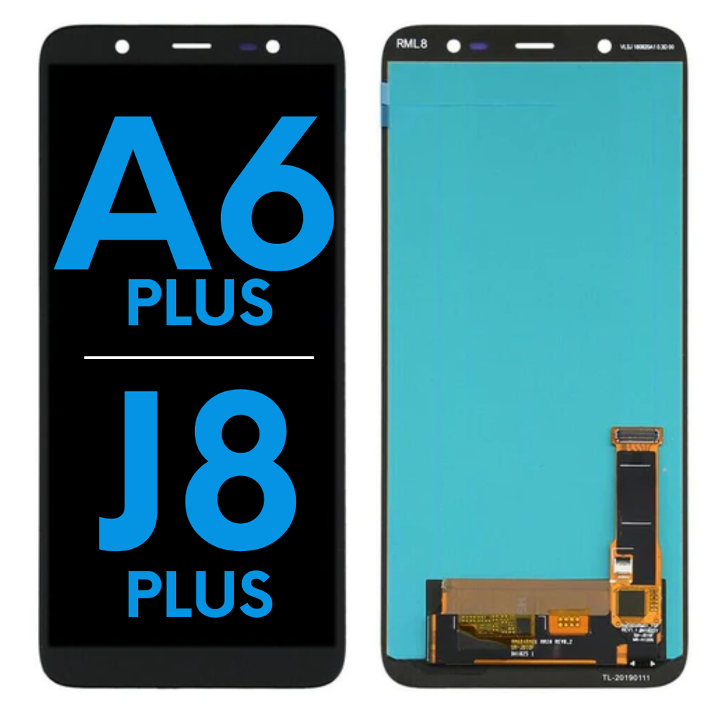 LCD ASSEMBLY WITHOUT FRAME COMPATIBLE FOR SAMSUNG A6 PLUS A605 2018 /J8 PLUS J805 2018 STANDARD ALL COLORS