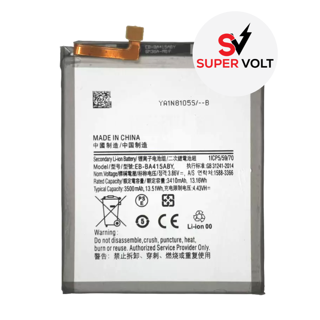 SUPERVOLT BATTERY COMPATIBLE FOR SAMSUNG A41 A415 2020 PREMIUM