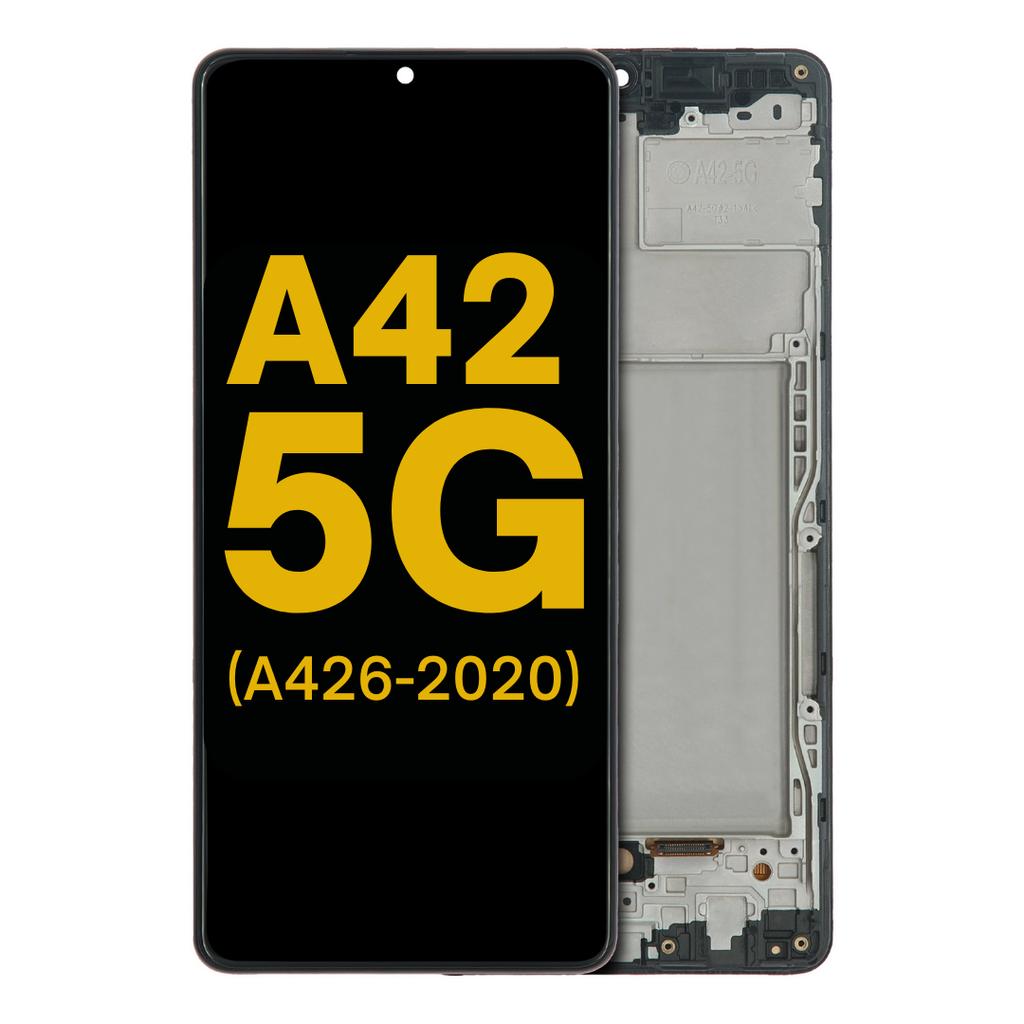OLED LCD ASSEMBLY WITH FRAME COMPATIBLE FOR SAMSUNG A42 A426 2020 5G ALL COLORS PREMIUM