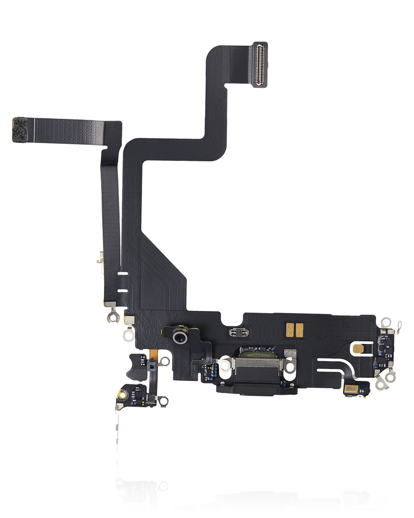 CHARGING PORT FLEX CABLE COMPATIBLE FOR IPHONE 14 PRO BLACK PREMIUM