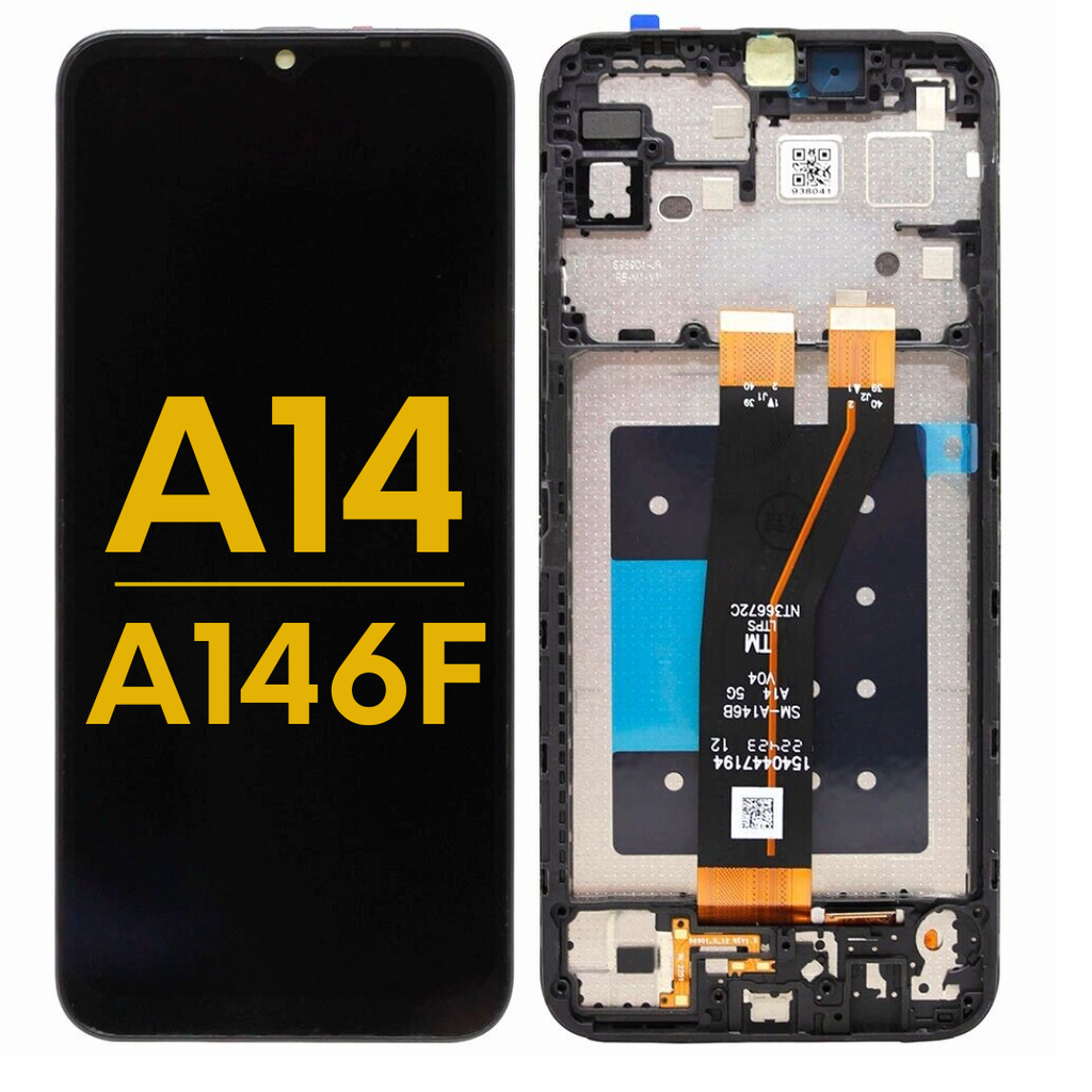 LCD ASSEMBLY WITH FRAME COMPATIBLE FOR SAMSUNG A14 5G A146F / A146B / A326B/F INTERNATIONAL 2023 PREMIUM